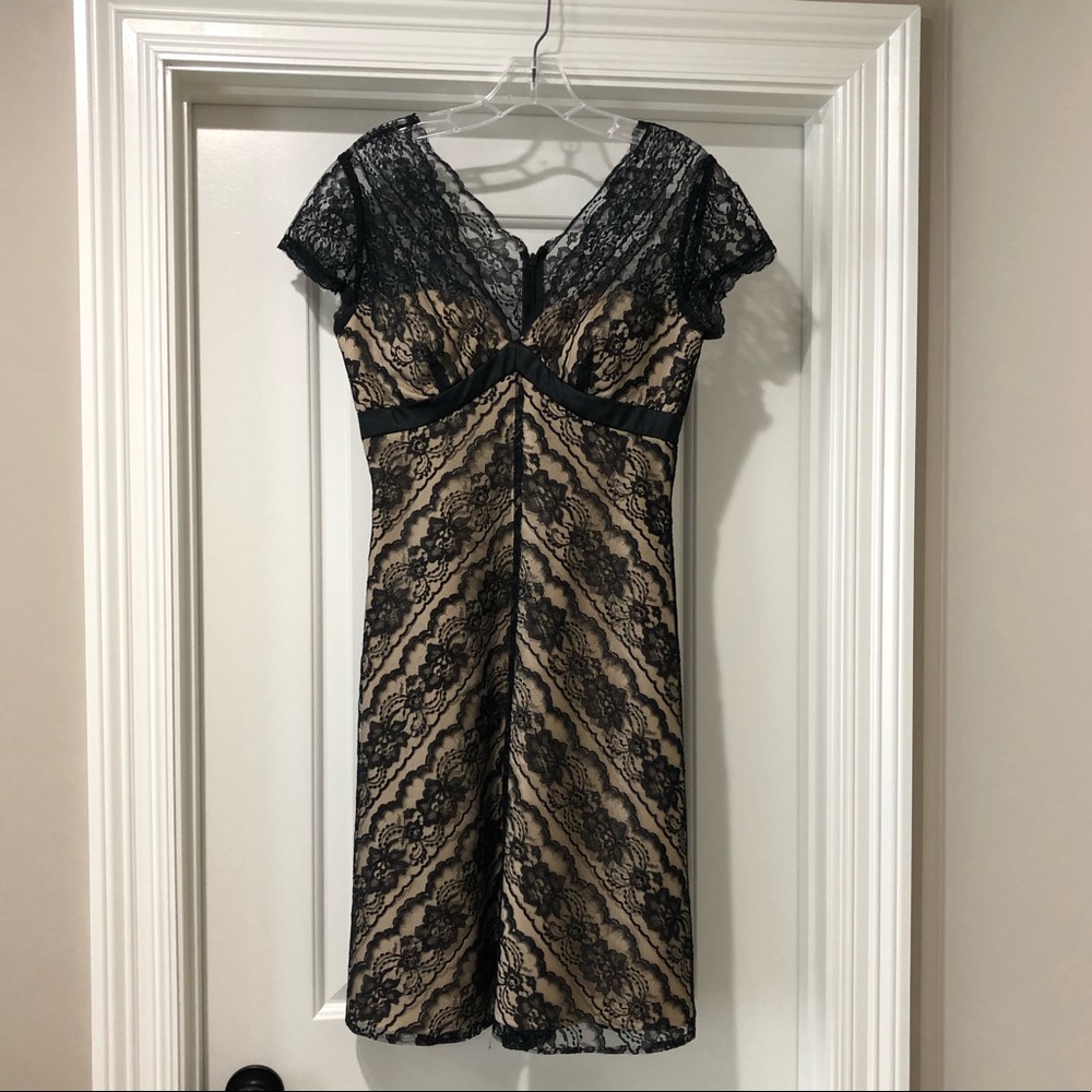 White House Black Market Full Lace Cocktail Dress